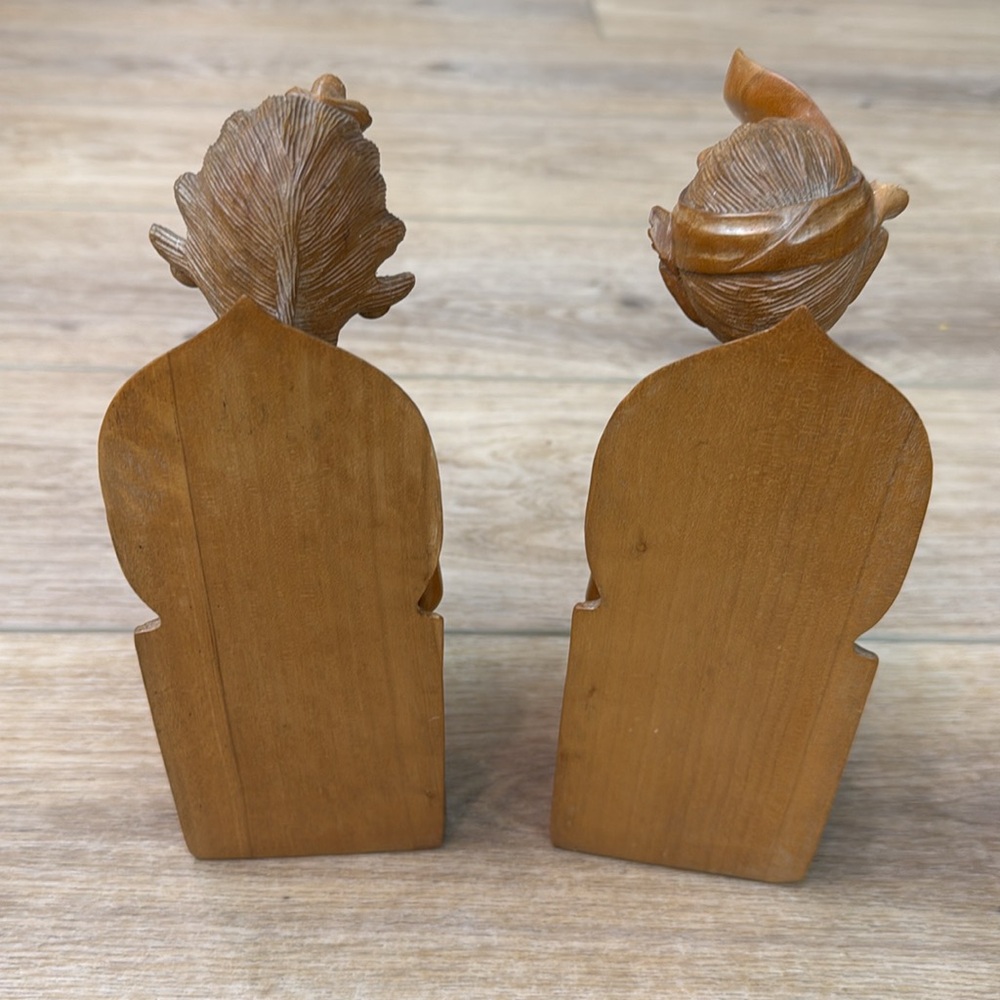 Vintage Hand Carved Balinese Bookends - Picture 9 of 14